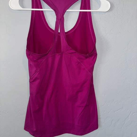 Athleta Magenta Racerback Tank Top - Picture 5 of 6